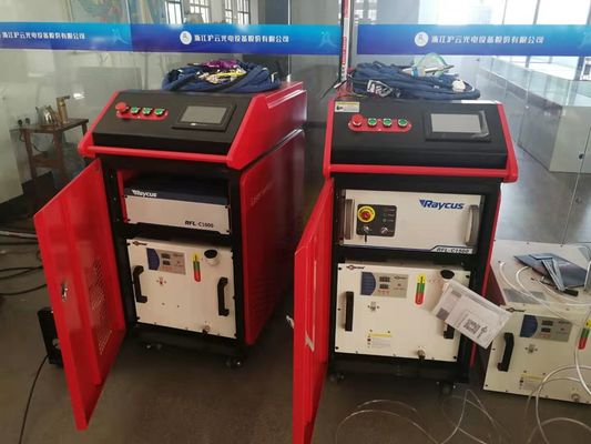 휴대용 Precitec 레이저 헤드 섬유 용접 기계 모델 HY-SCHJ1000W/2000W/3000W