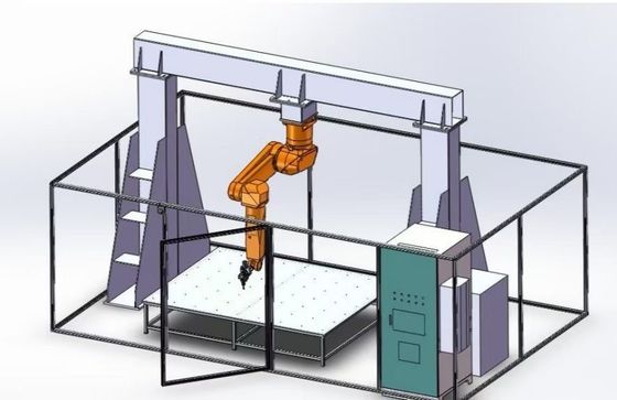 지능형 복잡한 금속 절단 기계에 대한 CNC 네 3D 레이저 로봇 용접 기계