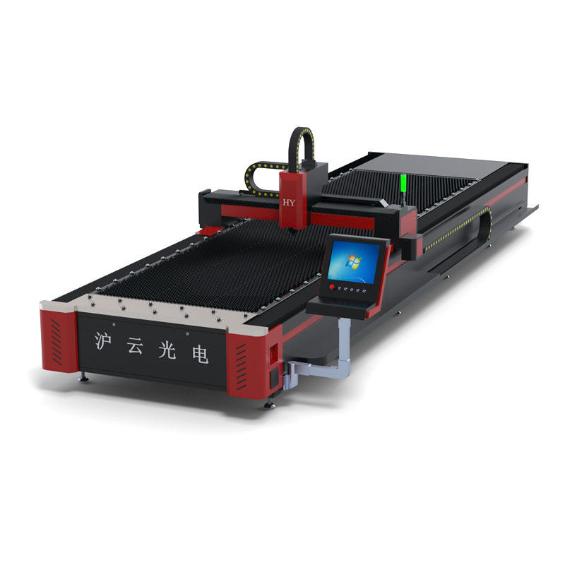 7000kg 무게 HIWIN 가이드레일 18x18 50W CNC 섬유 레이저 절단 기계 Jinan 1530